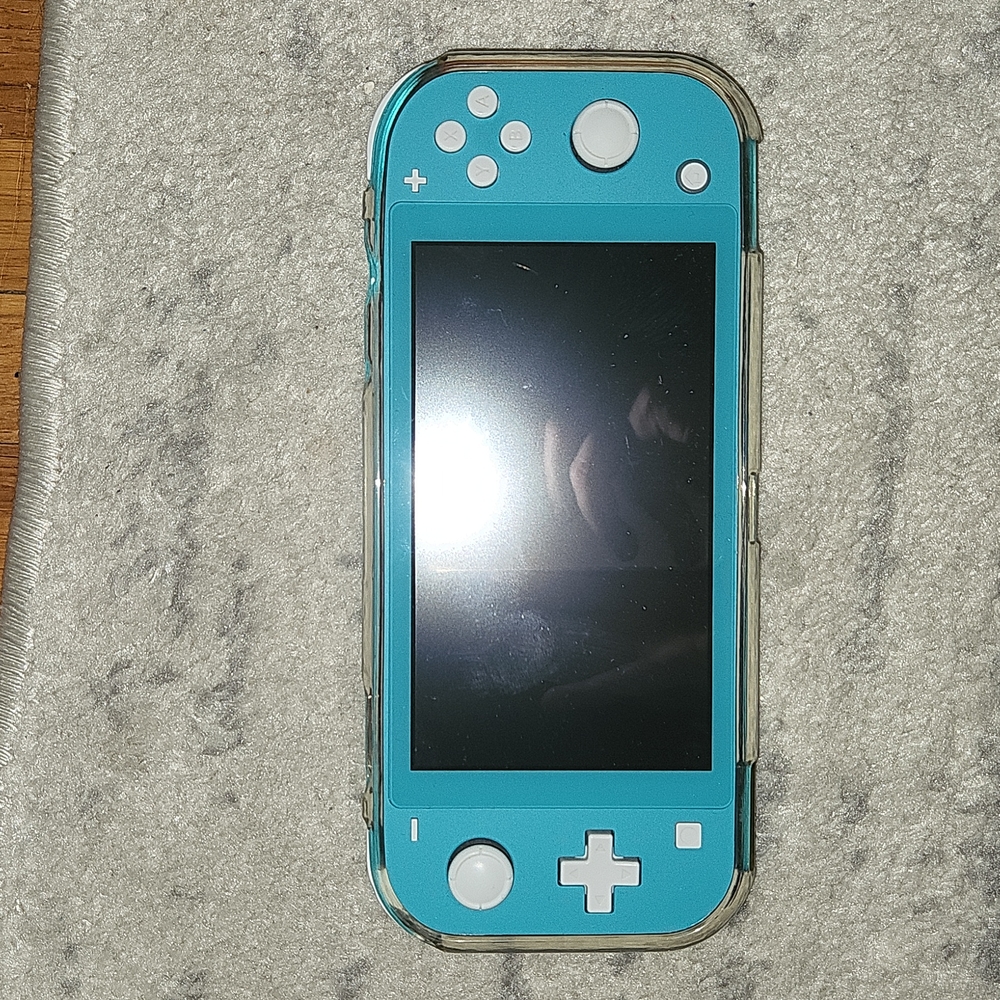 Nintendo Switch lite with plastic cover